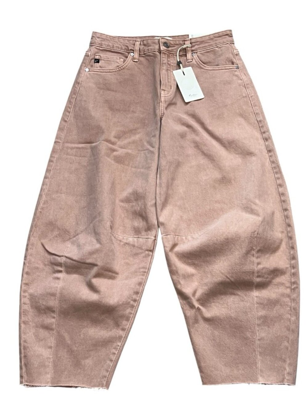 Kancan dusty mauve high rise horseshie fit jeans sz 05/26 new - Picture 2 of 8